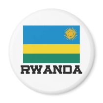 Rwanda Flag magnets by tshirtshirts Rwanda Flag magnets