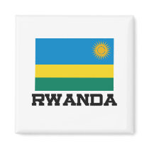 Rwanda Flag magnets by tshirtshirts Rwanda Flag magnets