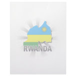 Rwanda Flag Map 2.0 Custom Letterhead