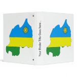 Rwanda Flag Map full size binders