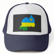 Rwanda flag map hats