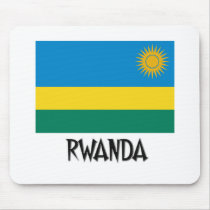 Rwanda Flag mousepads by flagshirt Rwanda Flag mousepads