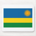 Rwanda Flag Mousepad