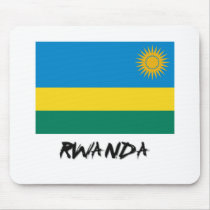 Rwanda Flag mousepads by flagshirt Rwanda Flag mousepads