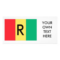 Rwanda Flag Photo Card