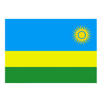 Rwanda Flag posters by coolcountry Rwanda Flag posters
