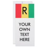 Rwanda Flag rack cards