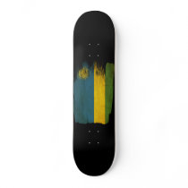 Rwanda Flag Custom Skate Board