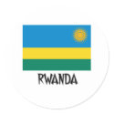 Rwanda Flag stickers
