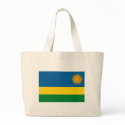 Rwanda Flag Tote Bag