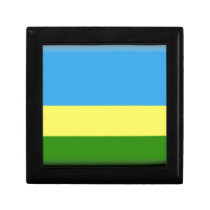 Rwanda Flag Trinket Boxes