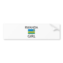 RWANDA GIRL bumper stickers by flagshirt RWANDA GIRL bumper stickers