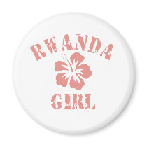 Rwanda Pink Girl magnets by repofcountries Rwanda Pink Girl magnets