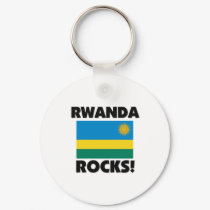 Rwanda Rocks keychains by flagshirt Rwanda Rocks keychains