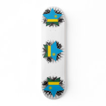 Rwanda Star Custom Skate Board