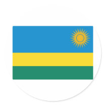 Rwanda Sticker by worldtees Rwanda Sticker