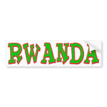 Rwanda the land of 1000 hills bumper stickers by pearlofafrica Rwanda the land of 1000 hills bumper stickers
