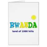 Rwanda the land of 1000 hills cards
