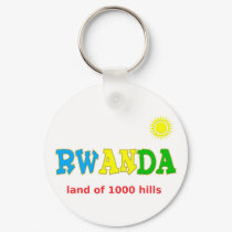 Rwanda, the Land of 1000 hills keychains by kontiki2007 Rwanda, the Land of 1000 hills keychains