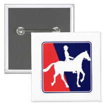 RWB-HORSE-RIDER PINBACK BUTTON