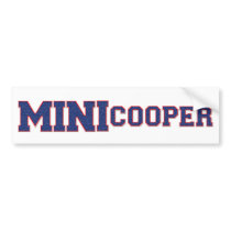 RWB Mini Cooper Bumper Stickers