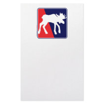 RWB-Moose Personalized Stationery