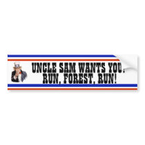 RWB SMALL STRIPE High School Template bumper stickers