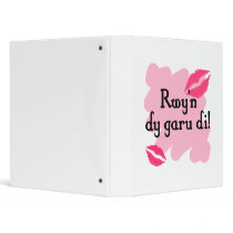 Rwy'n dy garu di - Welsh I love you Binder