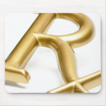 Rx drug sign mousepad