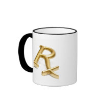 Rx drug sign mugs