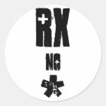 Rx no * sticker