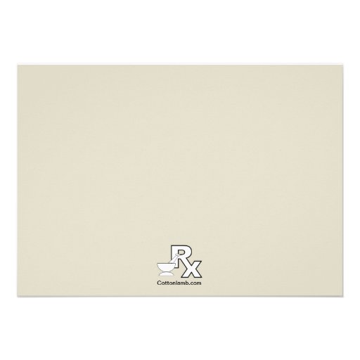 Rx Pharmacy School Photo Graduation Invitation