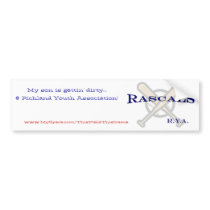 RYA Rascals, team bumper sticker bumper stickers