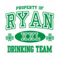 Ryan Irish Drinking Team t-shirts