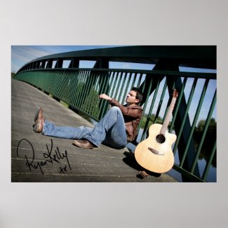 Ryan Kelly Music - Poster - Guitar Signed