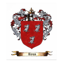 Ryan Shield of Arms posters by ShieldMasters Ryan Shield of Arms posters