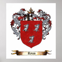 Ryan Shield of Arms Poster