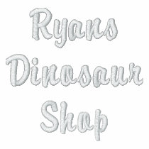 Ryans Dinosaur Shop embroidered shirts