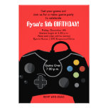 RYAN'S VIDEO GAME PARTY INVITATIONS