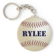 Rylee Baseball Keychain