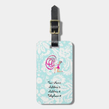 Rythmic Gymnastics Ribbon Bag Tag