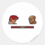 Ryu contra Sagat Pegatinas