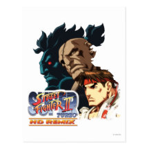 Ryu, Sagat & Akuma Post Card