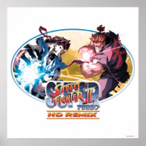 Ryu Vs Akuma Posters
