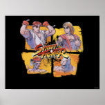 Ryu Vs Ken & Adon Vs Sagat Poster