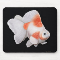 Ryukin Fantail Goldfish Mousepad by twopurringcats Ryukin Fantail Goldfish Mousepad