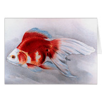 Ryukin goldfish cards by LisasLair Ryukin goldfish cards