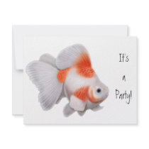 Ryukin Goldfish Invitation