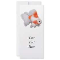 Ryukin Goldfish Rack Card rack cards by twopurringcats Ryukin Goldfish Rack Card rack cards
