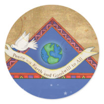 S008 Peace on Earth Sticker